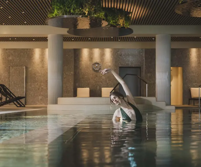 Fitnessraum in Abano Terme: sanfte Bewegung Fitnessraum in Abano Terme: sanfte Bewegung